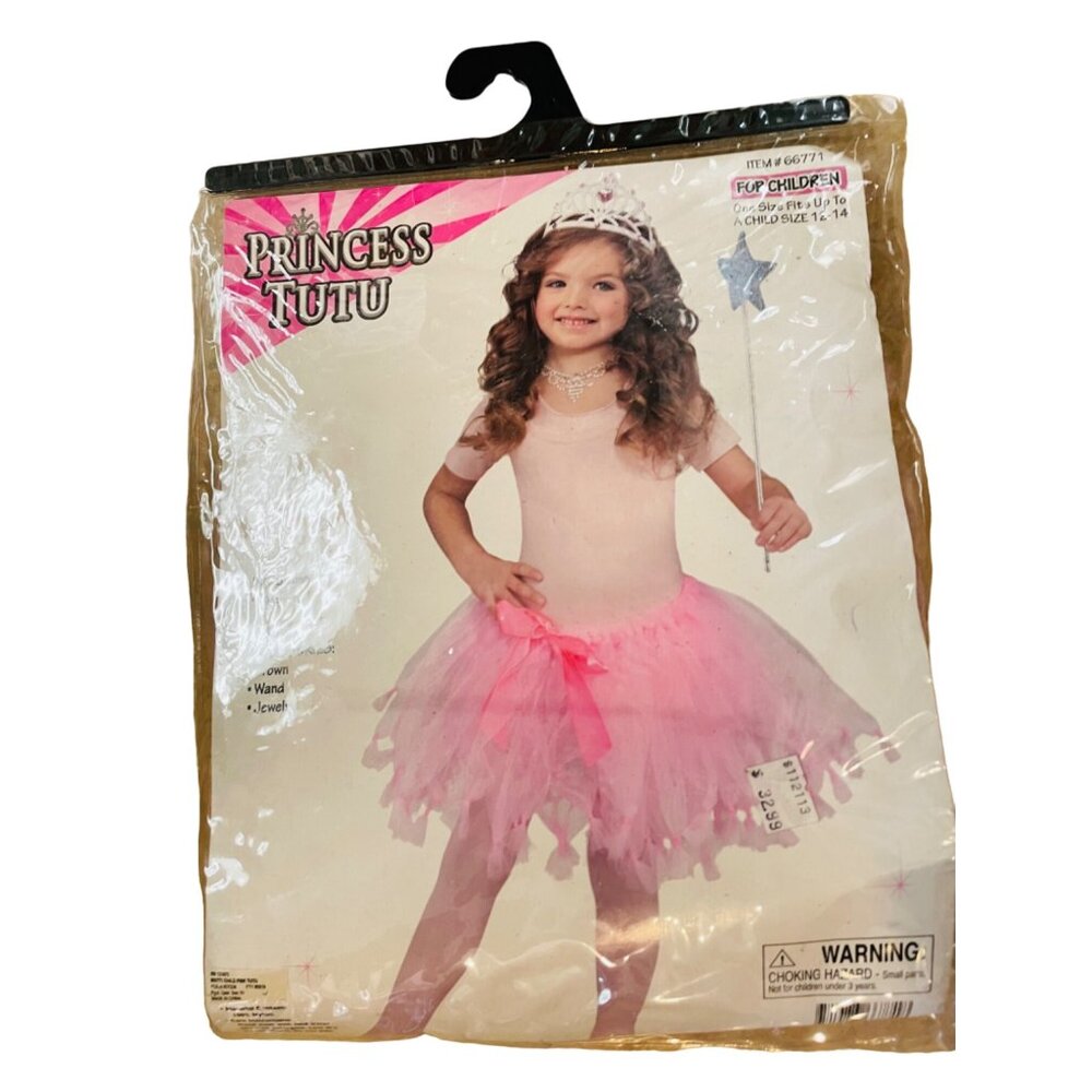Princess Tutu Costume For Children  One Size Fits Up To Child Size 12-14‎